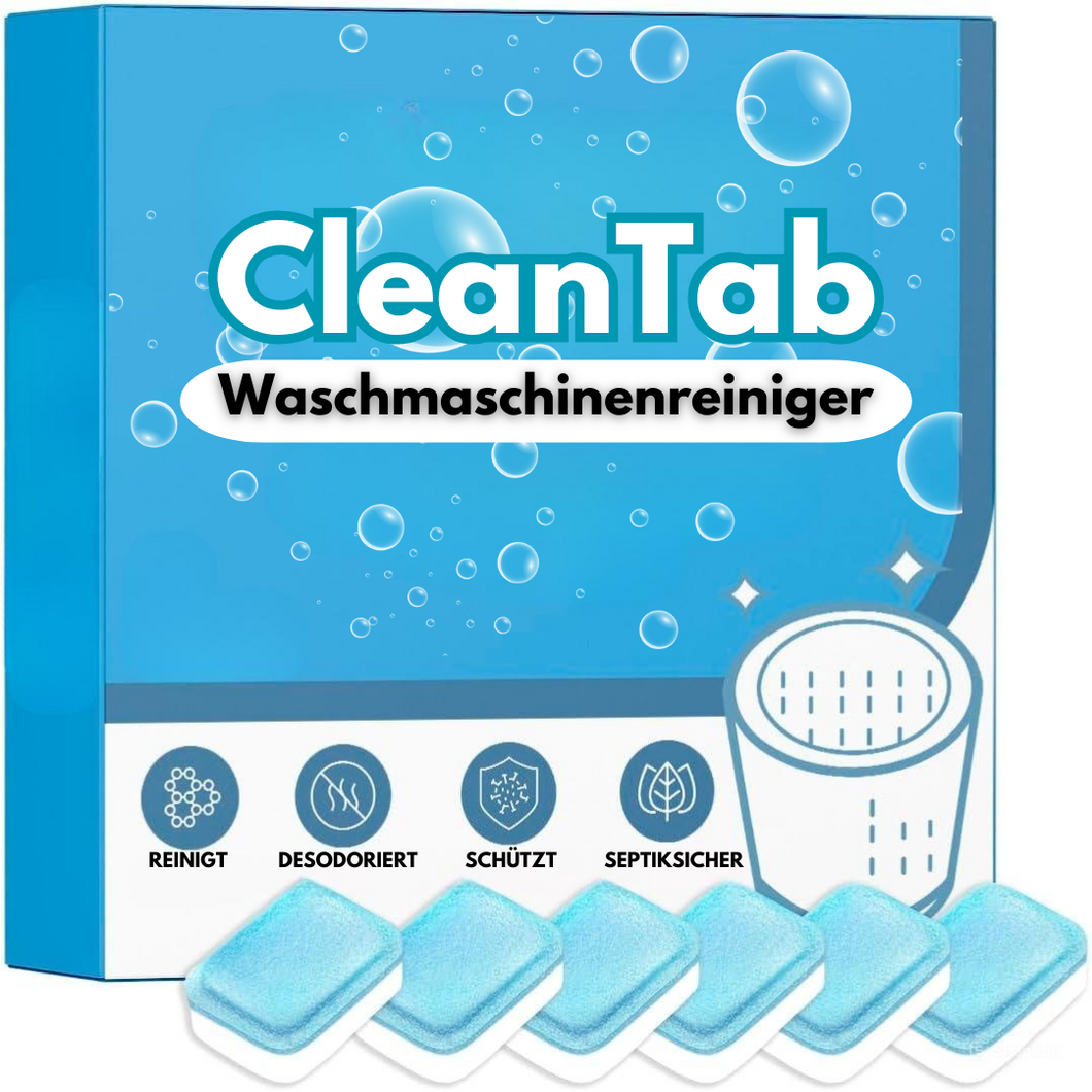 CleanTab™ - Desinfizieren Sie Ihre Waschmaschine ohne Anstrengung